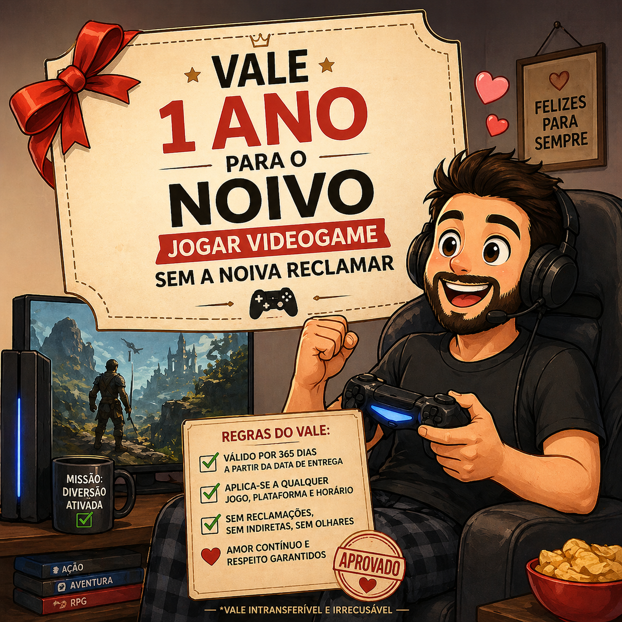 1 ANO DE JOGOS ONLINE